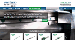 Desktop Screenshot of motionconstrained.com